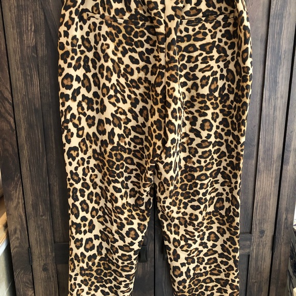 H&M Cheetah Print Ankle Pant - Picture 2 of 3